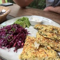   at Sacred Sushi and Curry Sunday in Pisac