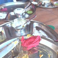 clean plates. at Annakut in Edinburgh