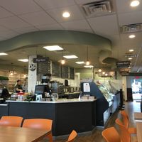 inside of food for thought; nice vibe , clean at Food For Thought in Garden City