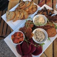 vegan share plate at The Garden Plate in Lismore
