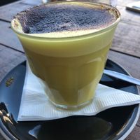 Golden latte with coconut milk ❤️?❤️ at The Garden Plate in Lismore