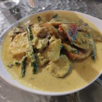 Vegetable curry at Ven'z Kitchen in Moalboal