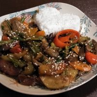 Veg adobo  at Ven'z Kitchen in Moalboal