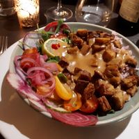 Gado gado de tempeh at Zakhang in Grenoble