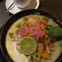 Soupe Tom Kham et tisane des parfumeurs 😻  at Zakhang in Grenoble