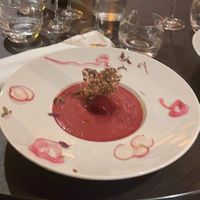 Beet gazpacho   at Zakhang in Grenoble