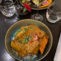 Mafe de seitan excellent at Zakhang in Grenoble