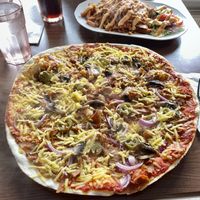 Vöner pizza  at Ali Baba in Turku