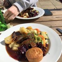 My first yorkshire pudding in over a year! at The Chester Arms in Chicheley