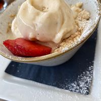 Vegan Crumble of the Day at The Chester Arms in Chicheley