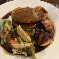 Vegan roast at The Chester Arms in Chicheley