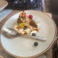 Pumpkin mousse pie  at The Chester Arms in Chicheley