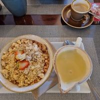 Crumble at The Chester Arms in Chicheley