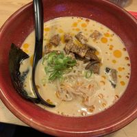 Vegan ramen Tonkat at Ramen Momo in Reykjavik