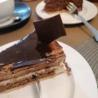 Veganer Kuchen - Schoko, Joghurt, Marmelade, Trüffel, Sahne,. at Cafe Pause in Freudenstadt