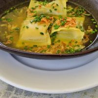 Vegetable Maultaschen   at Cafe Pause in Freudenstadt