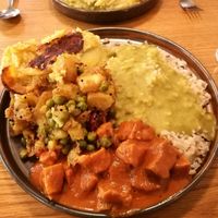 Large plate at Govinda's - North City in Dublin