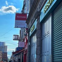 Sign   at Govinda's - North City in Dublin