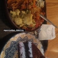 It is a vegan cake at Govinda's - North City in Dublin
