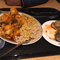 medium plate and samosa at Govinda's - North City in Dublin