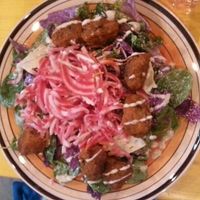Buffalo Cauliflower salad at Root 8 in Beamsville