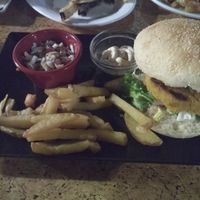 Hamburguesa de falafel at Mamarosa in Altea