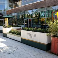 Outside at ASK Italian in Bournemouth