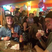 cusqueña beer before masaman curry  at Indigo Bar Restaurant in Cusco