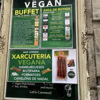 Menu   at All Vegan in Barcelona