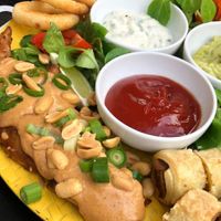 Appetizers at V-Box in Ghent