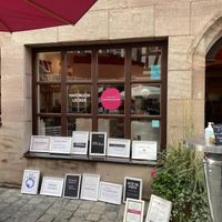 the menu at Die Kleine Eismanufaktur in Nuremberg