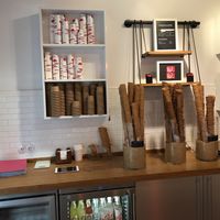 Waffles vegan aswell at Die Kleine Eismanufaktur in Nuremberg