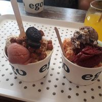Vegan icecream at ego in Marseille