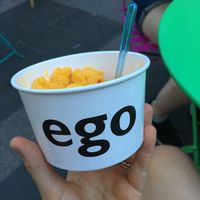 Mango sorbet at ego in Marseille
