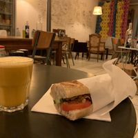 Vegan sandwich at Armand Bar et Cantine in Paris