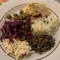 Variety of cold options to start... at Rita-Plage in Villeurbanne