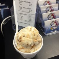 Carmel almond kiddie size  at Netsins Ice Cream in Irondequoit