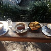 Vegan cake and bread at Old Friends Coffee in Ubud