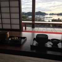 The view at Kanrantei Tea House in Matsushima