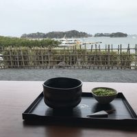 superb view  at Kanrantei Tea House in Matsushima