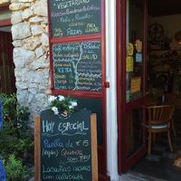 Menu at Sabores Naturales in Ibiza