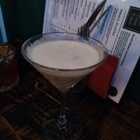 Coconut cocktail at The Tipsy Vegan in Cambridge