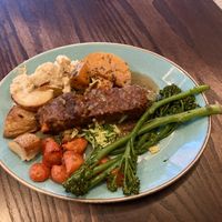 GF Sunday Roast  at The Tipsy Vegan in Cambridge