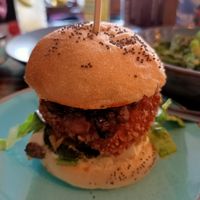 Sweet potato slider at The Tipsy Vegan in Cambridge