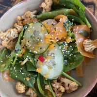 Summer salad  at The Tipsy Vegan in Cambridge