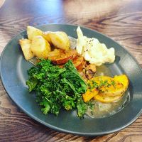 Seitan roast at The Tipsy Vegan in Cambridge