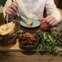 Sharing board  at The Tipsy Vegan in Cambridge