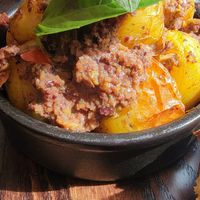 Dirty potatoes. So good! at The Tipsy Vegan in Cambridge