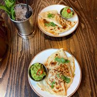 GF quesadillas   at The Tipsy Vegan in Cambridge