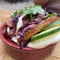 Bao buns   at The Tipsy Vegan in Cambridge